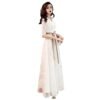 Korean-Style Banquet Evening Dress – Timeless Elegance in Black and White - Image 3